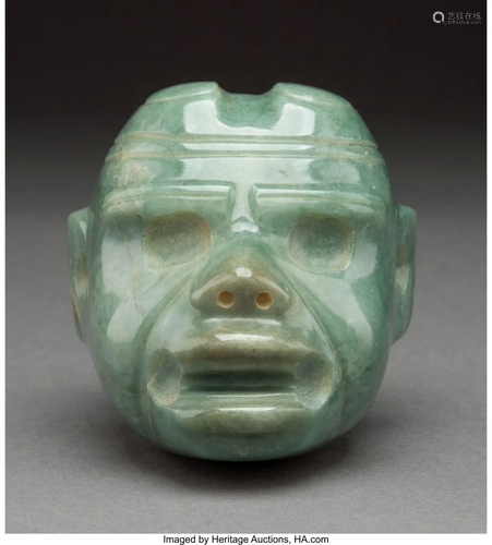 70472: A Jade Mace Head Costa Rica, c.…