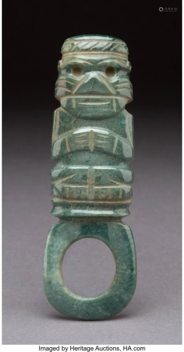 70473: A Unique Jade Figural Pendant with …