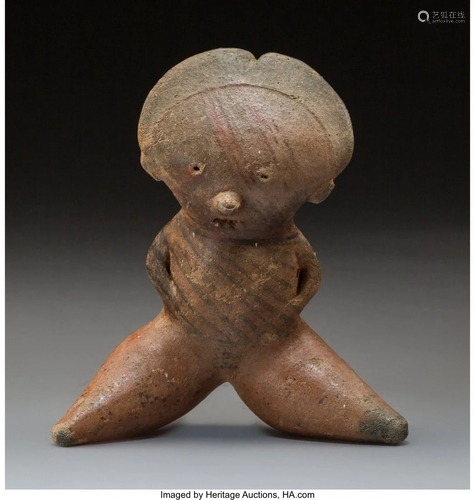 70651: A Nayarit Chinesco Seated Figure He…