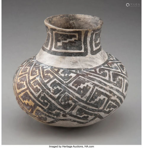 70086: An Anasazi Black-On-White Jar c. 120…