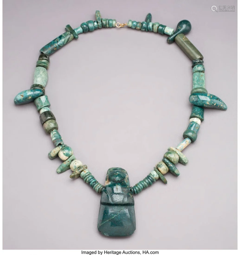 70613: A Superb Costa Rica Jade Necklace …