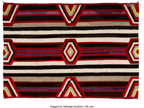 70097: A Navajo Man's Wearing Blanket Thi…