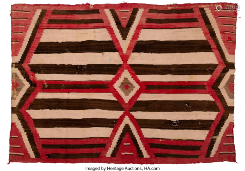 70098: A Navajo Man's Wearing Blanket Fo…