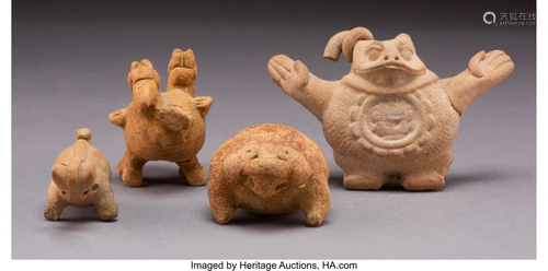 70630: Four Pre-Columbian Miniature Anim…