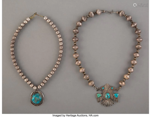 70517: Two Navajo Necklaces Lengths…