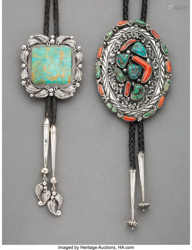 70524: Two Southwest Bolo Ties c. 19…