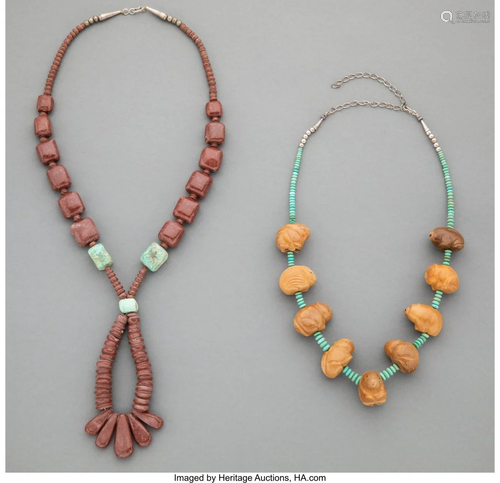 70532: Two Southwest Necklaces c. 1…