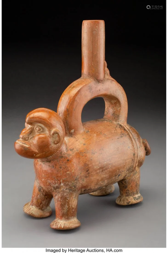 70489: A Chimu Stirrup Spout Vessel Peru, …