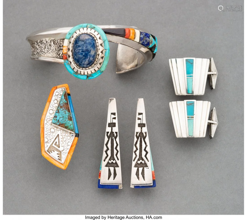 70538: Four Southwest Jewelry Items in…