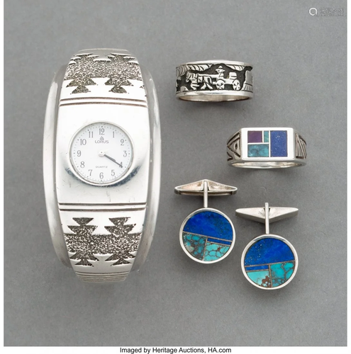 70541: Four Southwest Jewelry Items in…