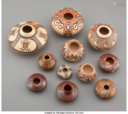 70543: Eleven Southwest Pottery Jars incl…