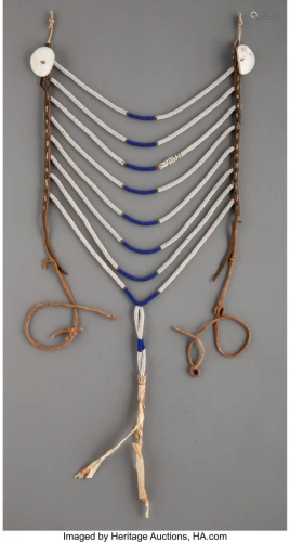 70187: A Blackfoot Loop Necklace c. 1885 c…