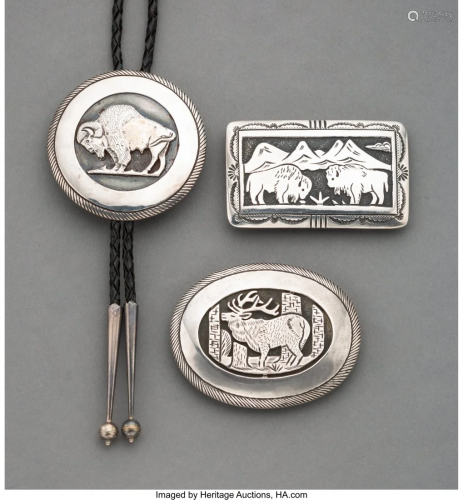 70305: Three Southwest Jewelry Items c.…