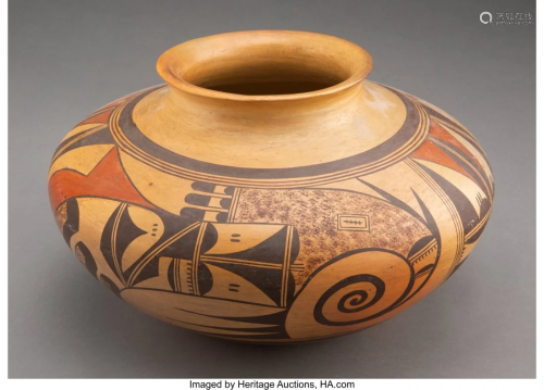 70077: A Large Hopi Polychrome Jar Rache…