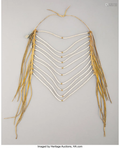 70441: A Crow Loop Necklace c. 1870 c…