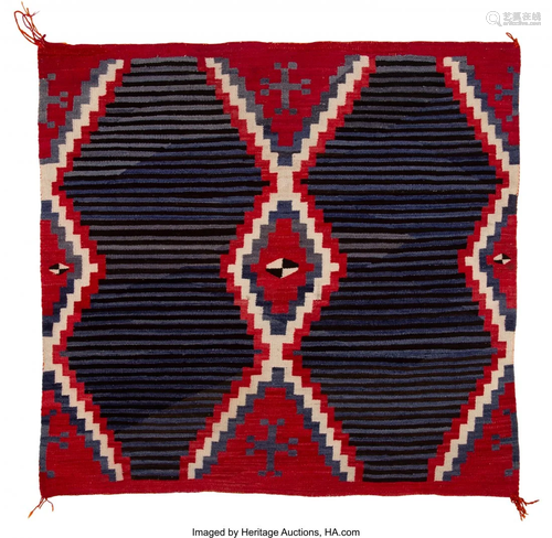 70366: A Navajo Moki Blanket Fourth Phase …