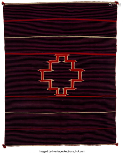 70367: A Navajo Germantown Moki Blanket…