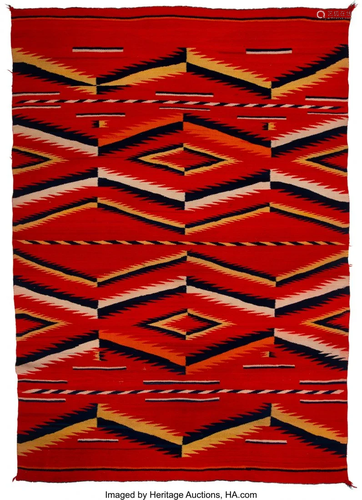 70375: A Navajo Eyedazzler Serape c. 188…