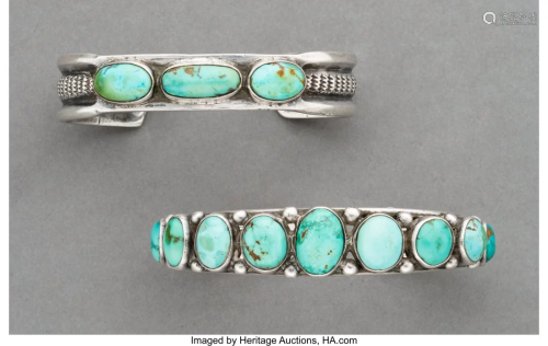 70036: Two Navajo Bracelets c. 1925 …