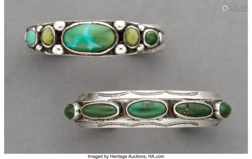 70038: Two Navajo Bracelets c. 1915 …