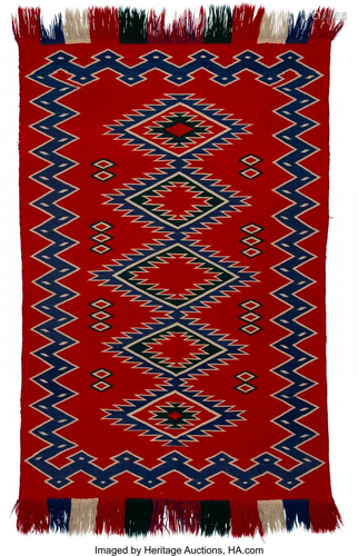 70377: A Navajo Germantown Weaving c. …