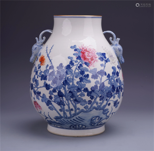 CHINESE PORCELAIN BLUE AND W…