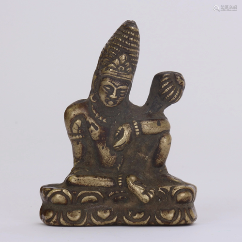 TIBETAN BRONZE SEATED TARA