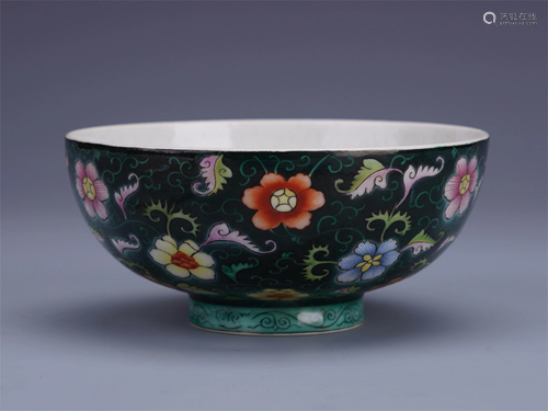 CHINESE PORCELAIN BLACK GROU…