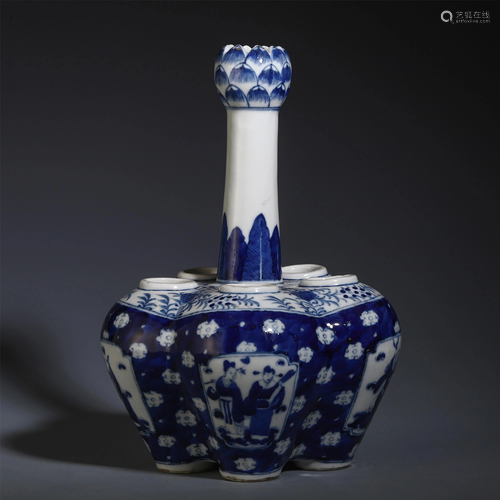 CHINESE PORCELAIN BLUE AND W…