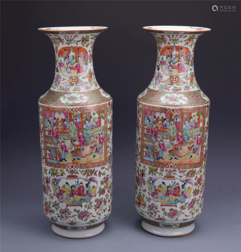 PAIR OF LARGE CHINESE EXPORT PORCEL…
