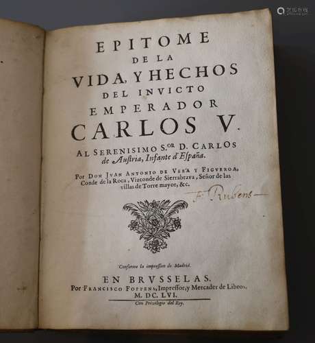 Vera y Figueroa, Juan Antonio de, conde de la Roca, 1588-1658. - Epitome de la vida y hechos del