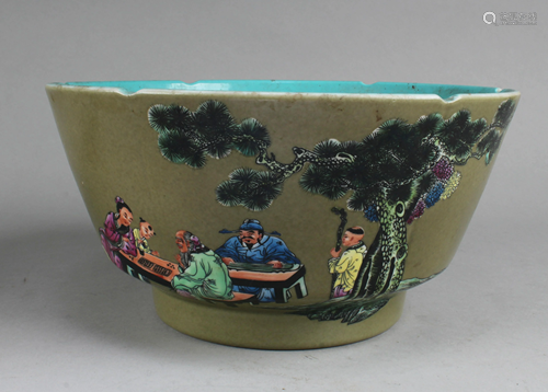 A Large Chinese Porcelain Bowl