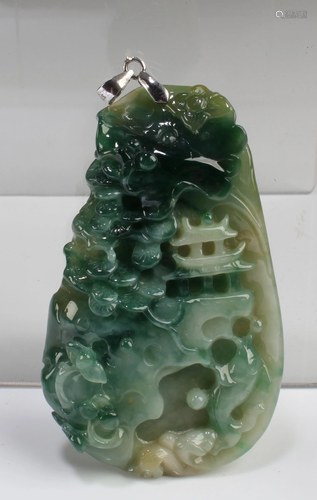 A Jadeite Jade Pendant