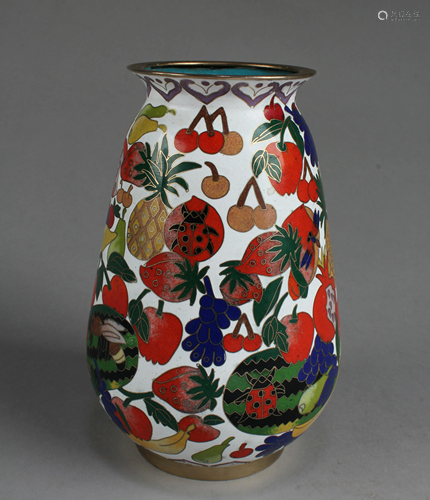 Chinese Cloisonne Vase