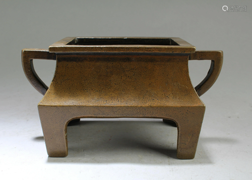 Antique Chinese Bronze Censer