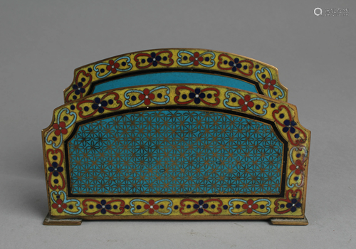 Chinese Cloisonne Holder