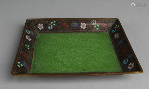 Chinese Cloisonne Tray