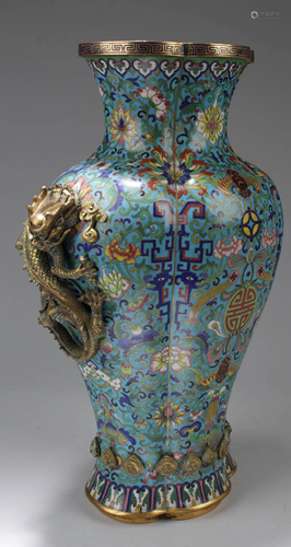 Antique Chinese Cloisonne Vase