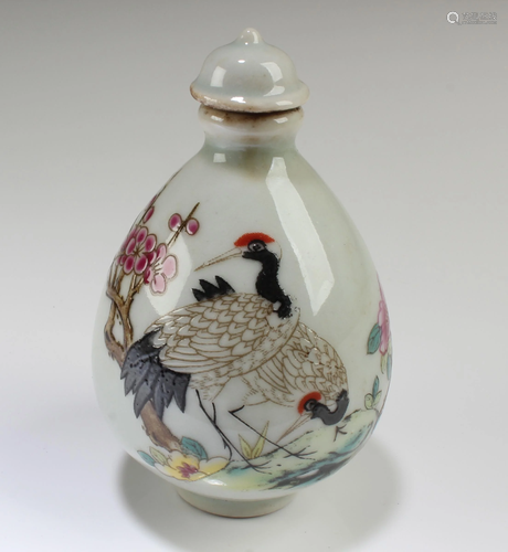 Chinese Porcelain Snuff Bottle