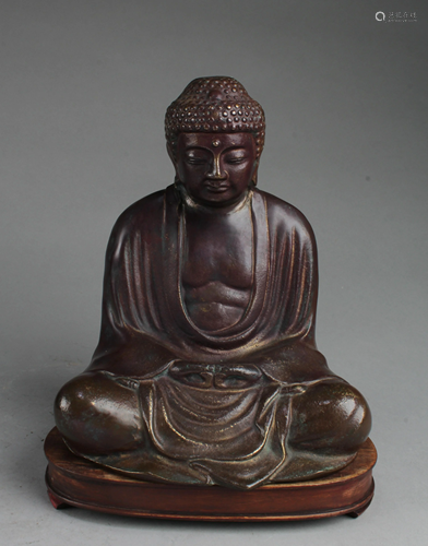 Chinese Bronze Buddha Statue