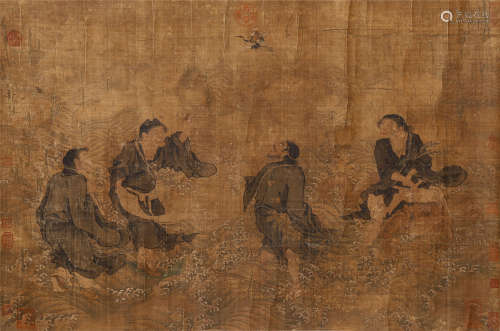 CHINESE PAINTING OF FIGURE AND STORY