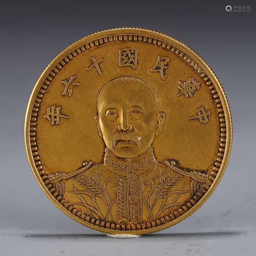 CHINESE GOLD COIN REPUBLIC PERIOD