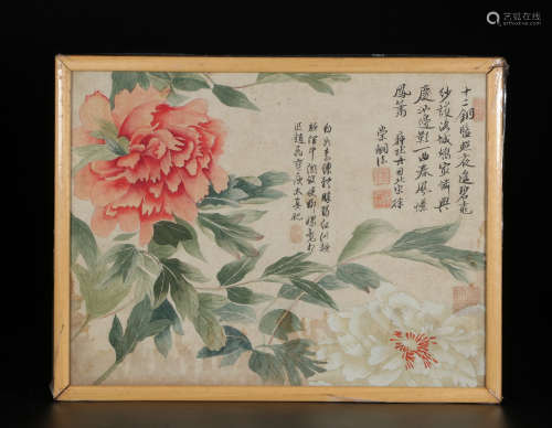 CHINESE FLOWER PAINTING OF HUI SUPING