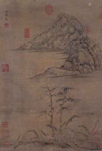 CHINESE PAINTING OF LANDSCAPE BY NI ZAN