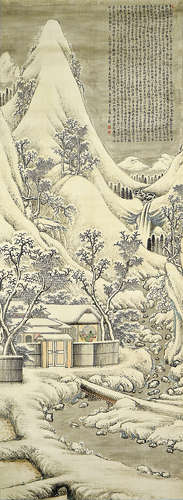 佚名 雪景山水圖