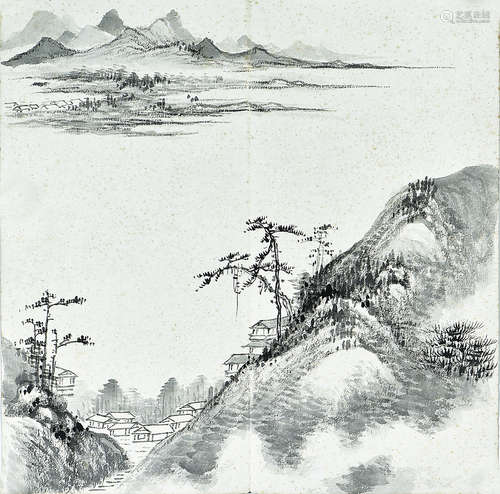 佚名 山水