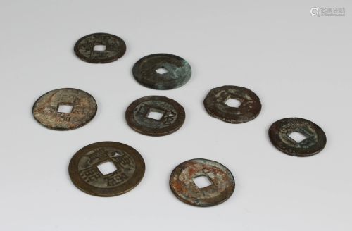 A Group of Eight Chinese Coins