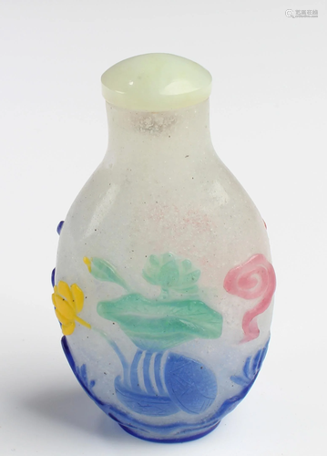 Chinese Peking Glass Snuff Bottle