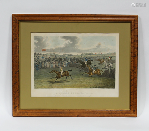 A FRAMED 'HUNDRED RACING' ETC…