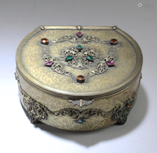 A Bronze Jewelry Box